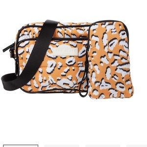 NWT Ted Baker Leopard Puffer Crossbody